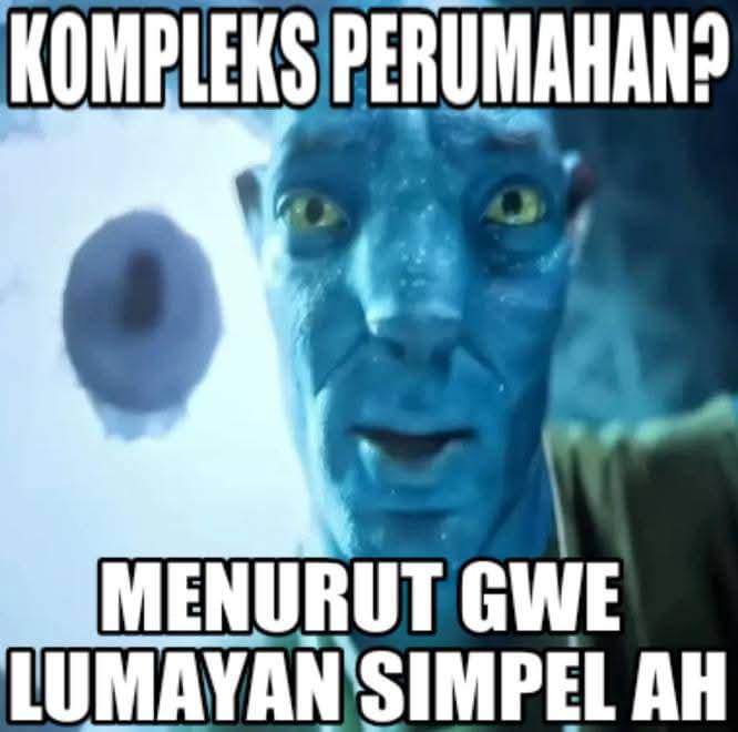 meme Avatar biru
