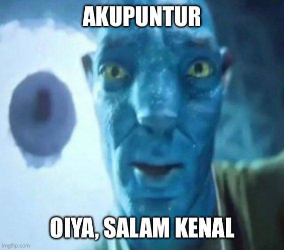 meme Avatar biru