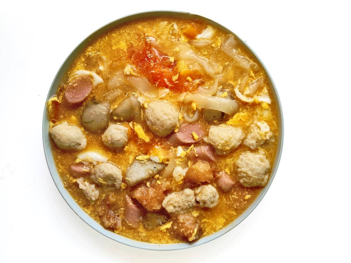 potret seblak makanan khas sunda