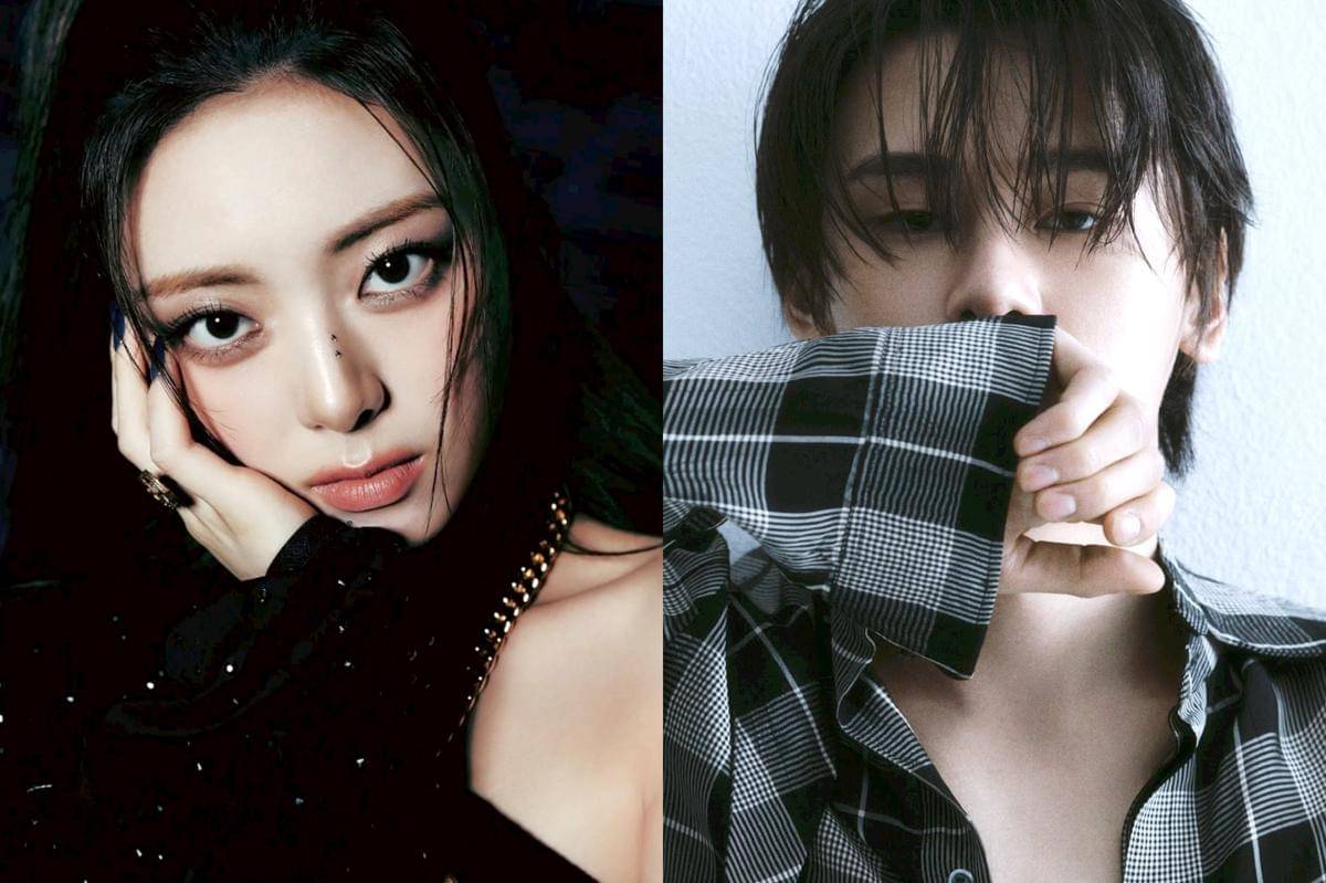 potret Yuna ITZY dan Cha Woo Min