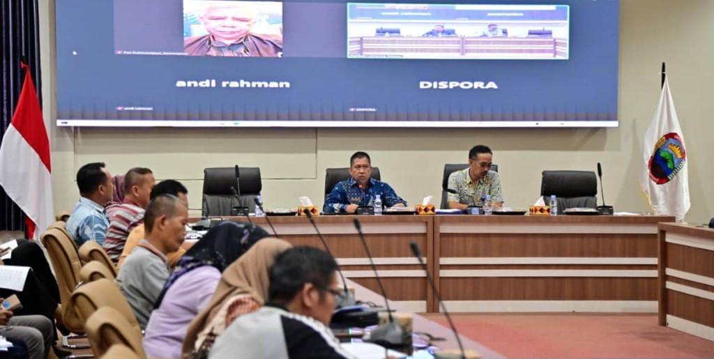 Pemkab Lampung Selatan Gelar Rapat Koordinasi Penyiapan Lahan Pembangunan Gerai dan Gudang Koperasi Desa/Kelurahan Merah Putih (KDMP) di Aula Kantor BPKAD Lampung Selatan