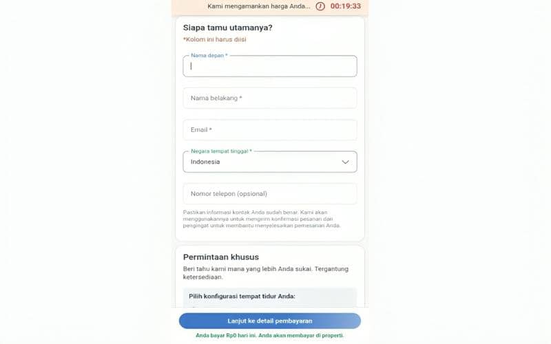 cara booking hotel di Agoda dengan fitur bayar di tempat