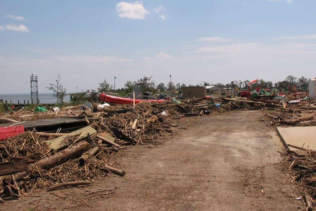 kerusakan akibat badai Katrina 2005