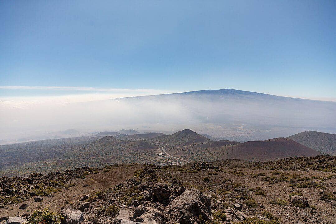 potret bentuk perisai Mauna Loa