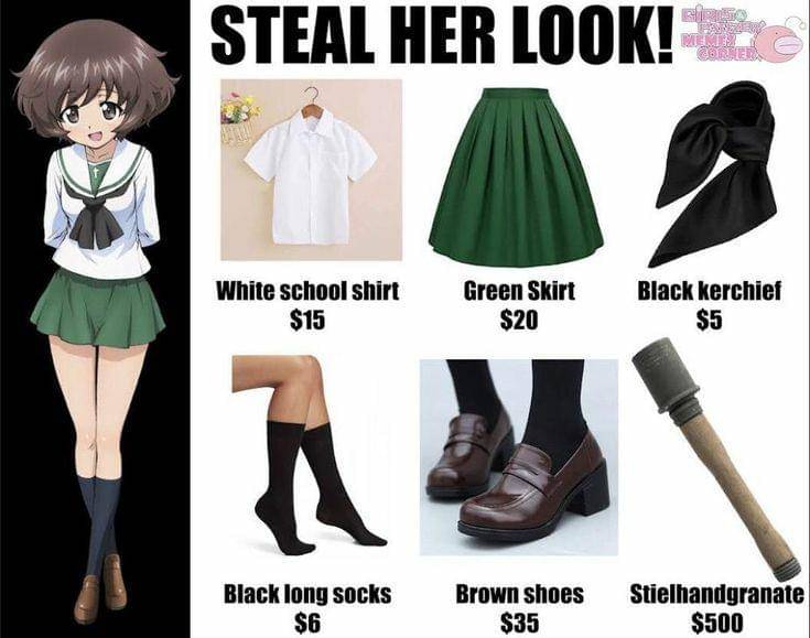 meme anime tentang kaus kaki