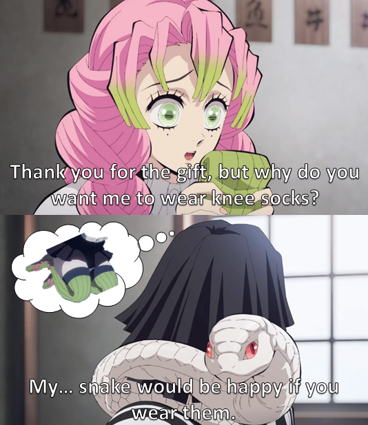 meme anime tentang kaus kaki