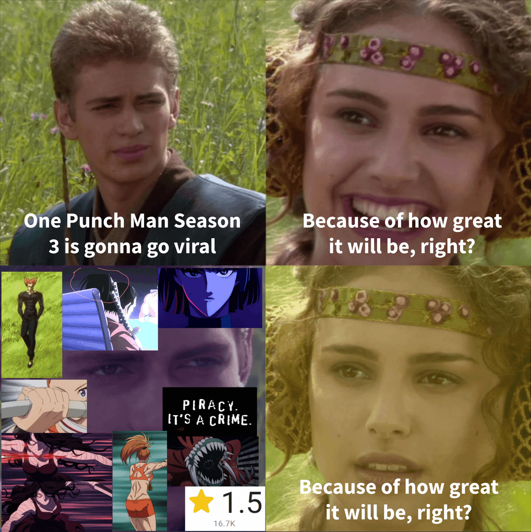 meme roasting desain One-Punch Man Season 3