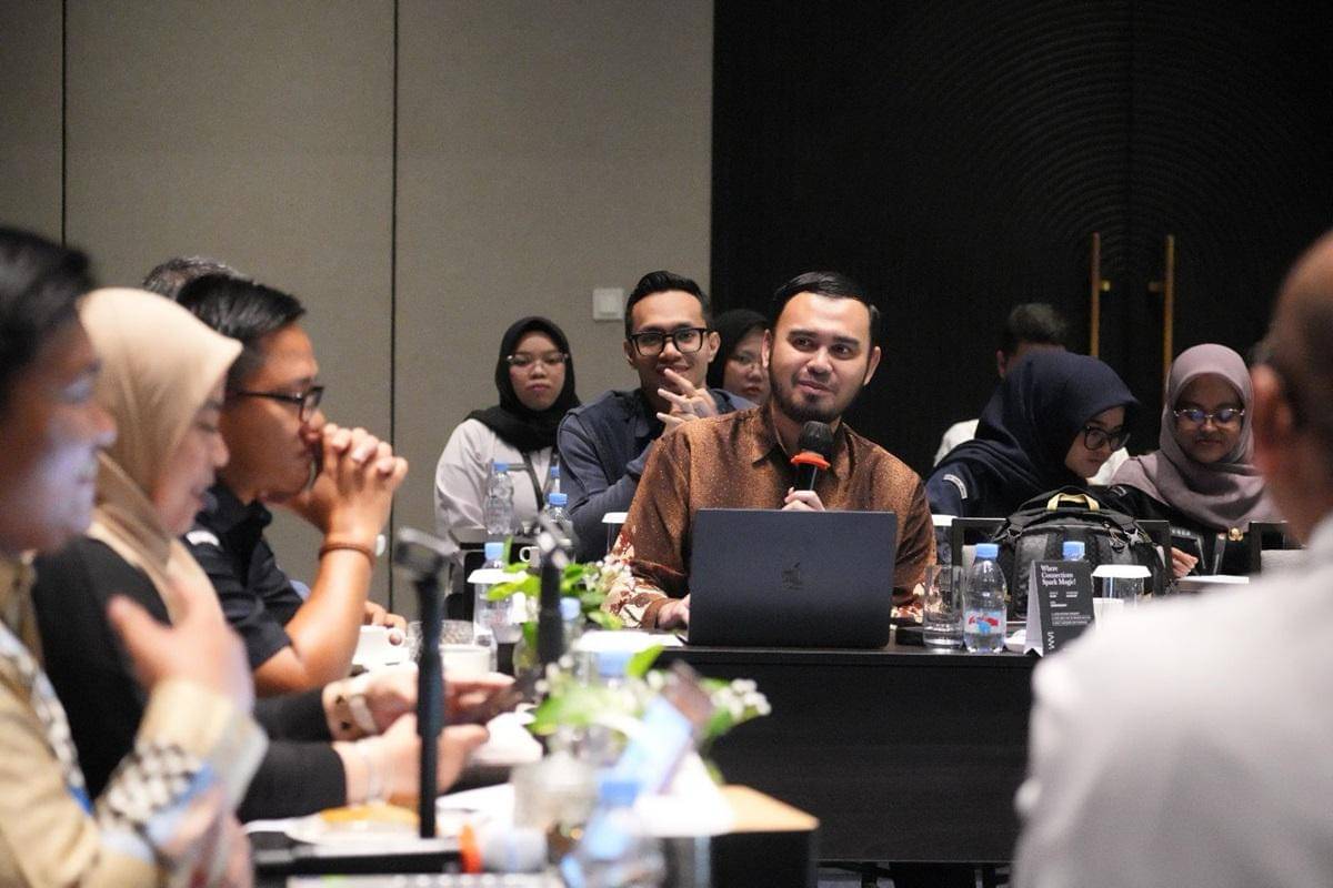 Peneliti Institut Teknologi Sumatera (Itera) Hafiz Budi Firmansyah, dari Program Studi Teknik Informatika, Mengikuti Group Discussion (FGD) Tata Kelola Big Data yang diselenggarakan KPU RI di Jakarta