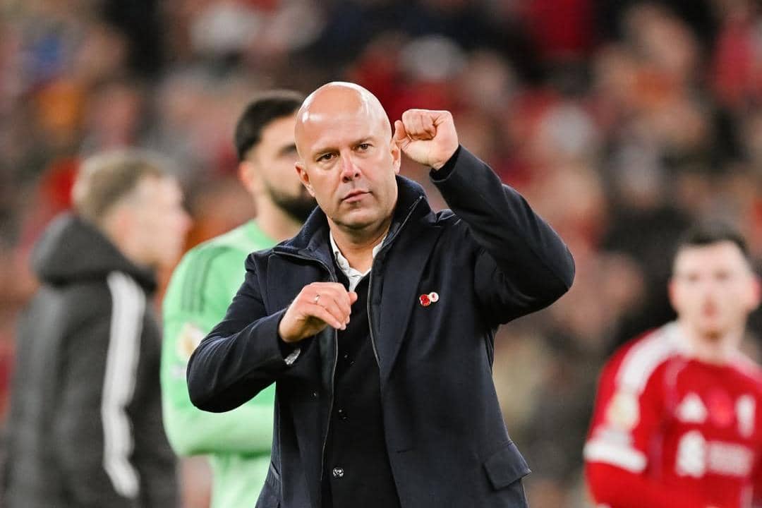 Arne Slot, pelatih Liverpool.