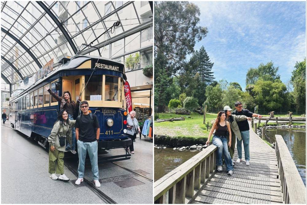 Gadis Sadiqah dan keluarga berlibur di New Zealand.