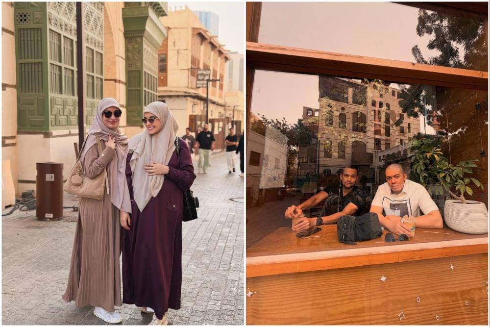 Keluarga Zaskia Sungkar jalan-jalan di Kota Tua Jeddah.