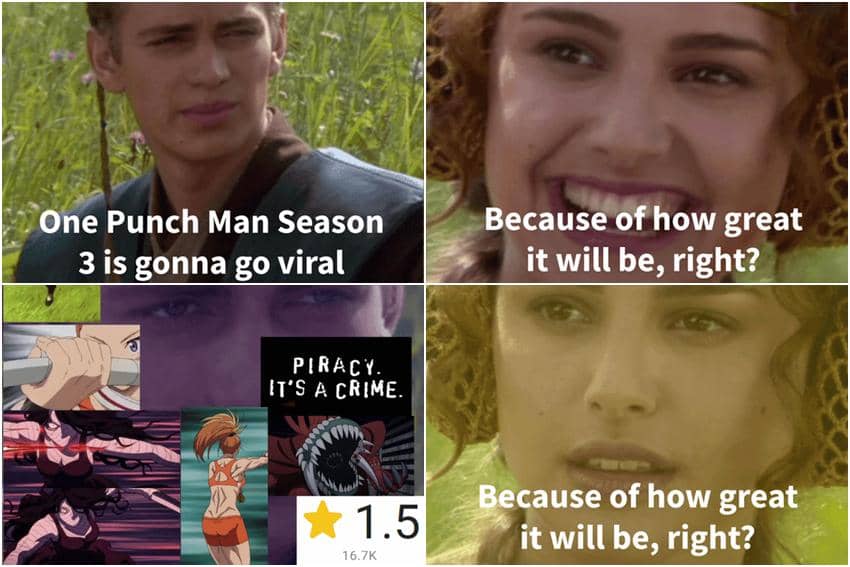meme roasting desain One-Punch Man Season 3