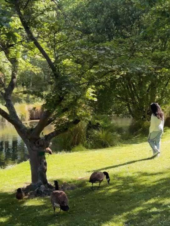 Gadis Sadiqah dan keluarga berlibur di New Zealand.