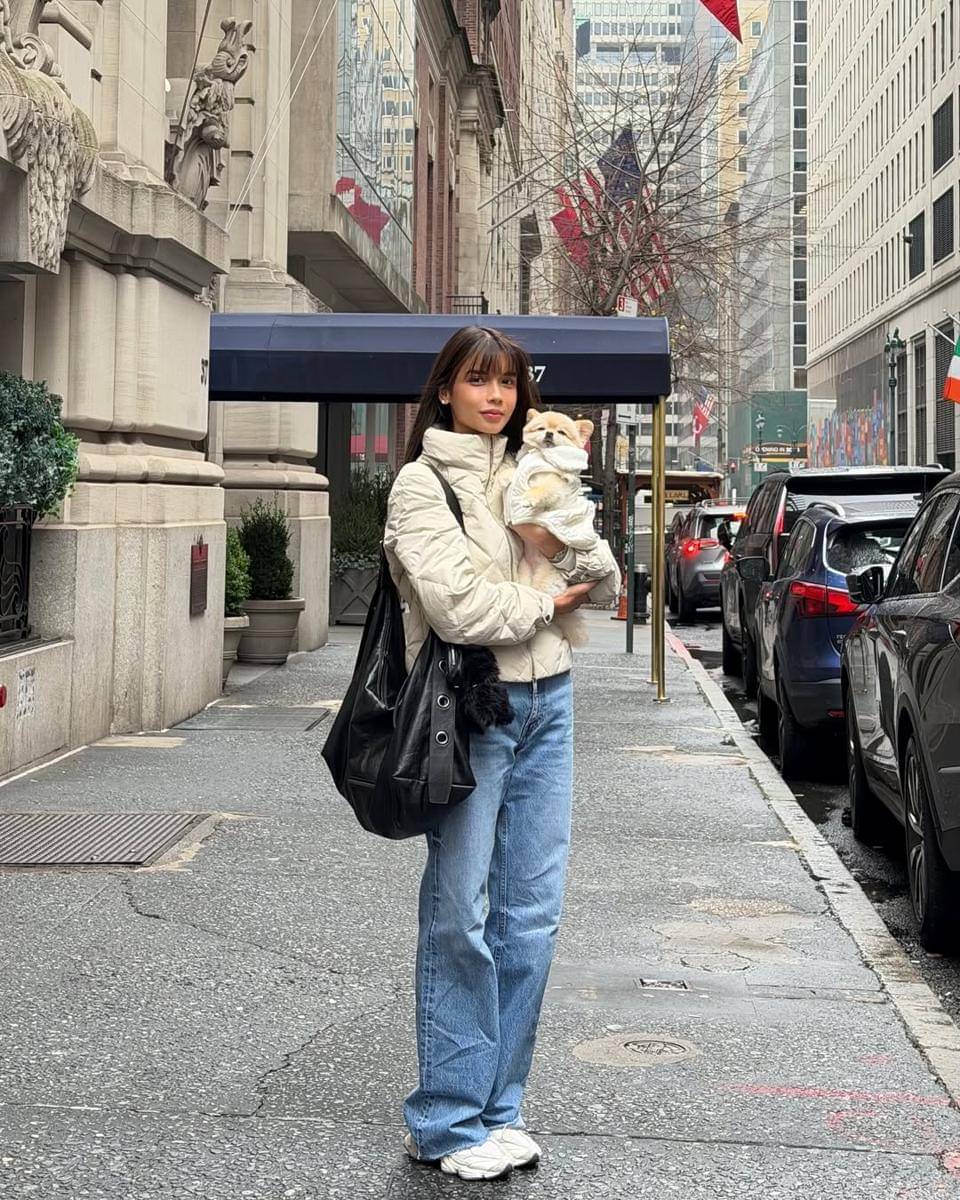 Sabrina Chairunnisa jalan-jalan di New York bareng anabul