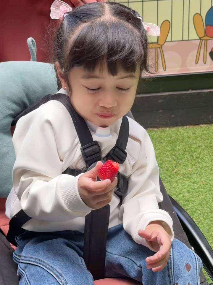 Keluarga Nanda Arsyinta Liburan ke Luna Park Melbourne.