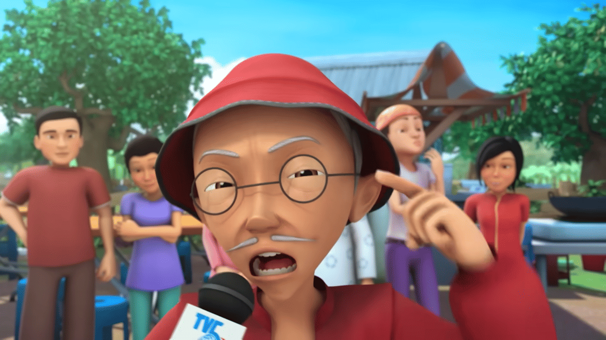Potret Ah Tong dalam serial animasi anak Upin dan Ipin