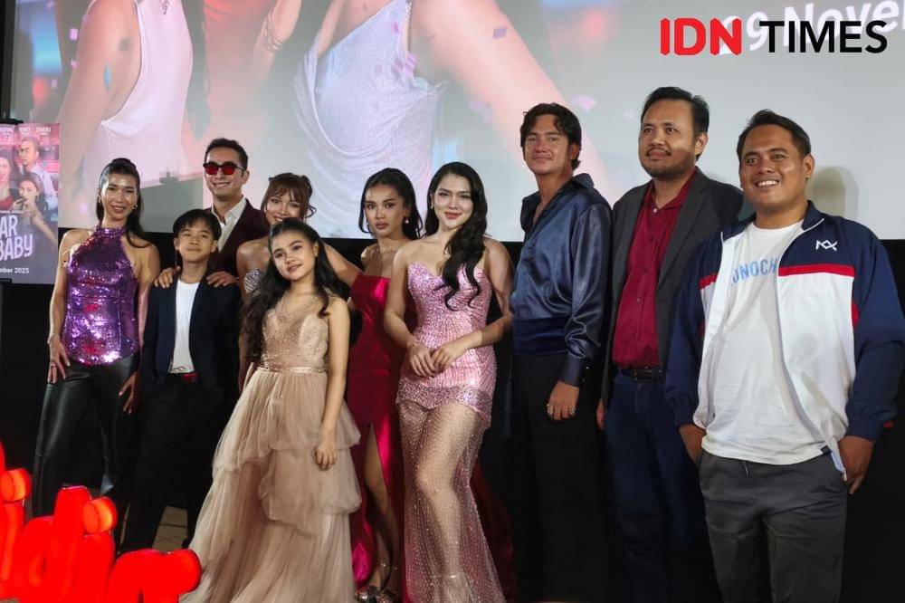 Potret press conference serial Sugar Baby