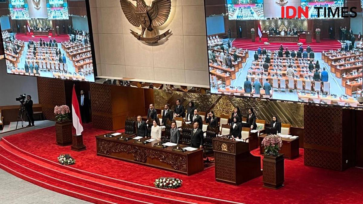 DPR RI menggelar rapat paripurna. (IDN Times/Amir Faisol)