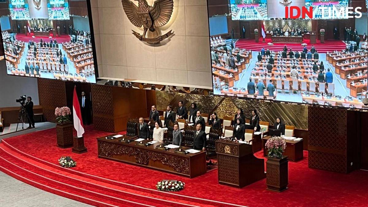 DPR RI menggelar rapat paripurna. (IDN Times/Amir Faisol)