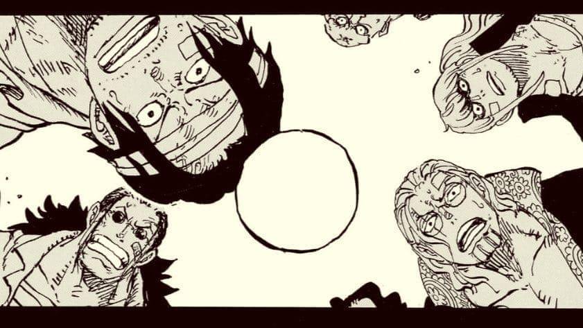 Bajak Laut Roger menemukan bayi Shanks. (Dok. Shueisha, Eiichiro Oda/One Piece)