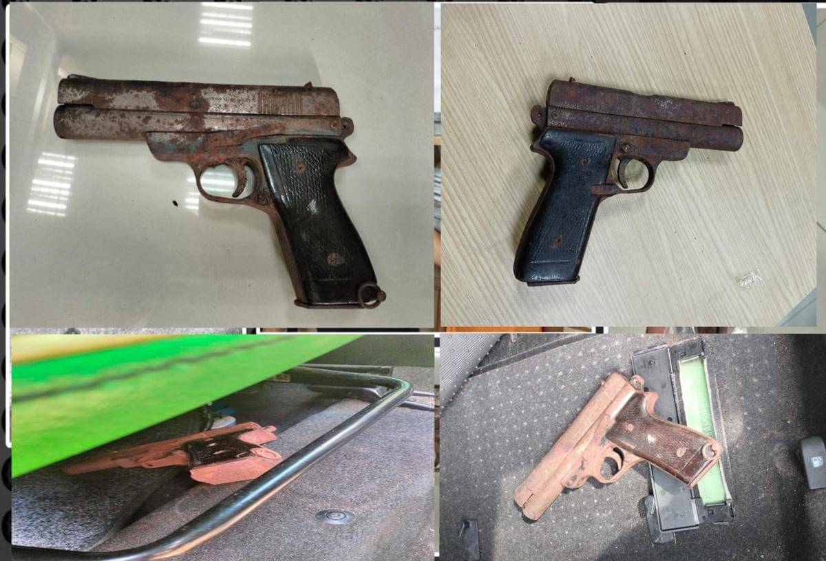 Barang bukti yang disita dari pelaku pemerkosaan di Tol Kunciran-Serpong