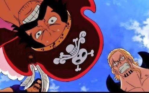 Bajak Laut Roger menemukan bayi shanks. (Dok. Shueisha, Eiichiro Oda, Toei Animation/One Piece)