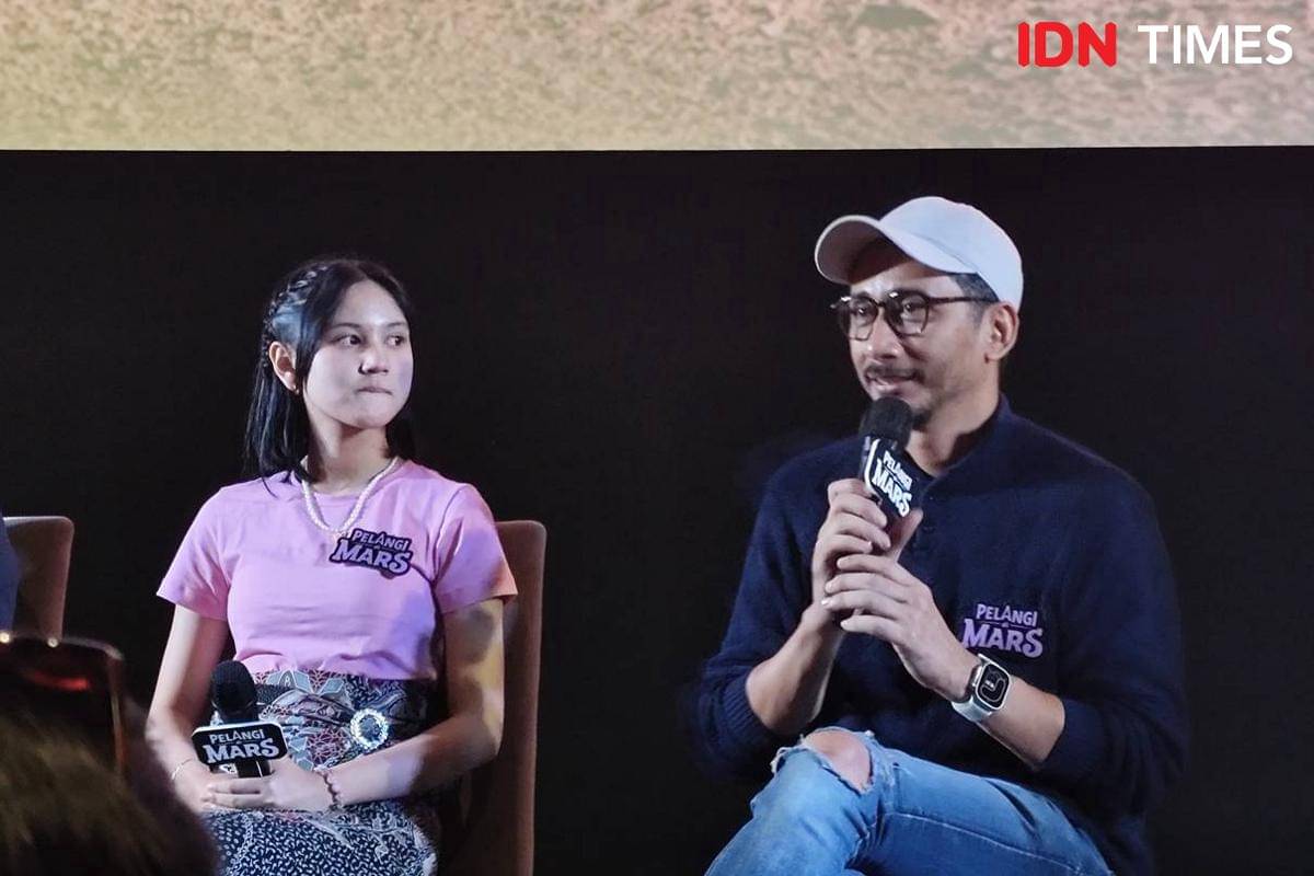 Upie Guava jelaskan Pelangi di Mars hibrida antara live action dan animasi.jpg