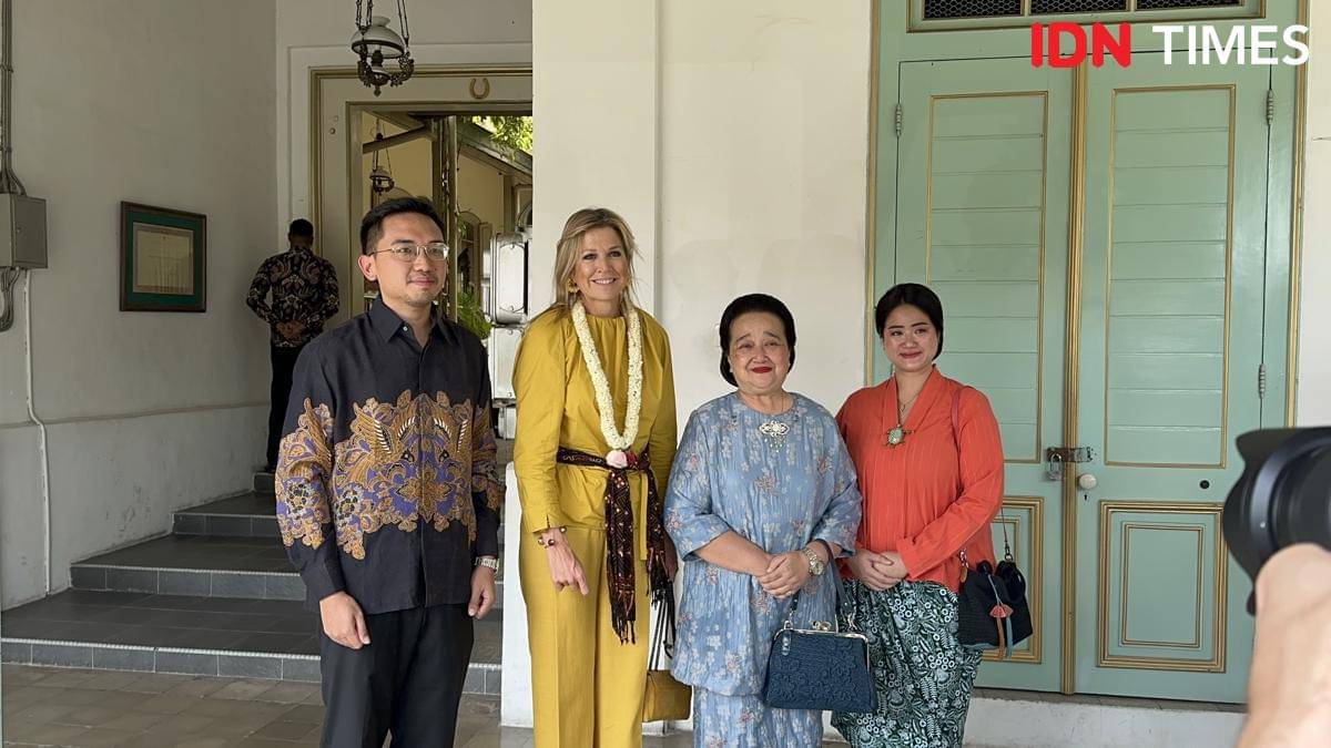 Ratu Maxima bertemu dengan keluarga Pura Mangkunegaran. (IDN Times/Larasati Rey)