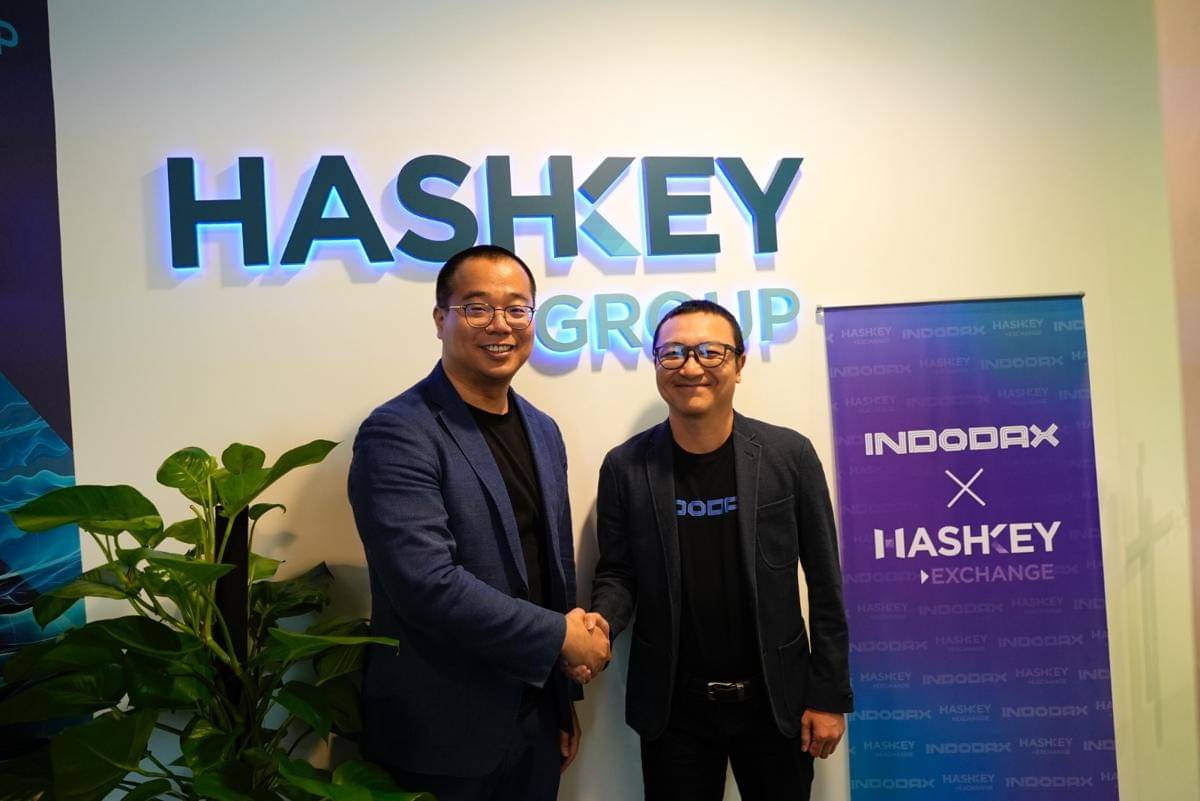 Indodax mengumumkan kerja sama strategis dengan HashKey