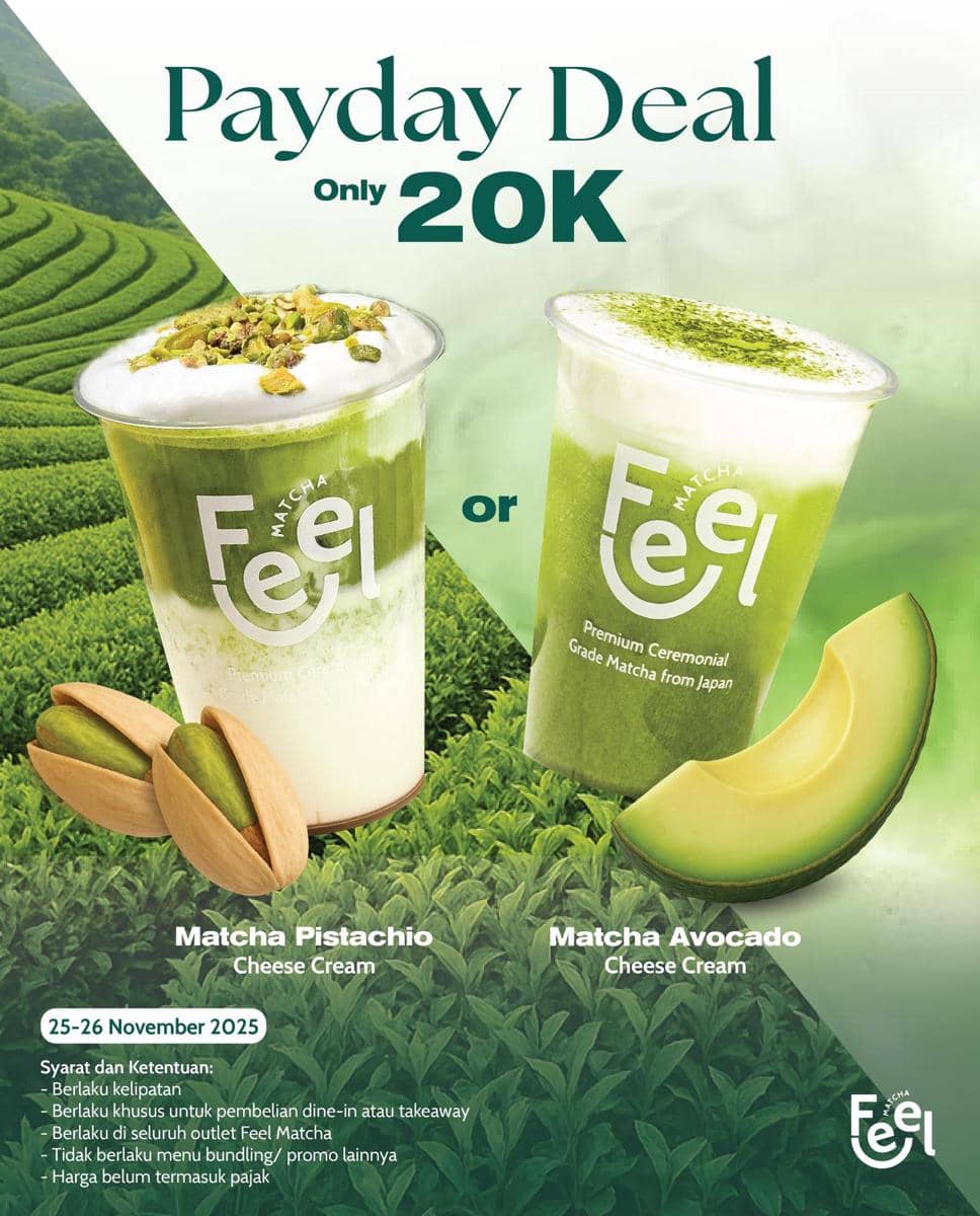 Potret payday Feel Matcha November 2025