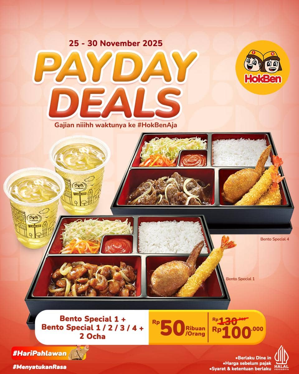 Promo gajian HokBen November 2025