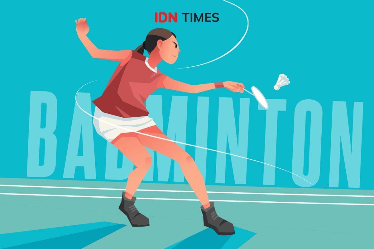 ilustrasi badminton