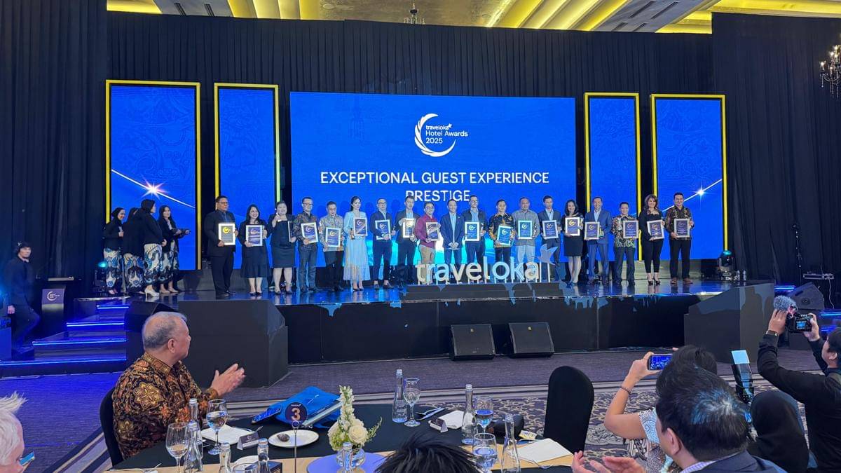 Aryaduta mendapat penghargaan dari Traveloka terkait pelayanan tamu (dok.Aryaduta Medan)