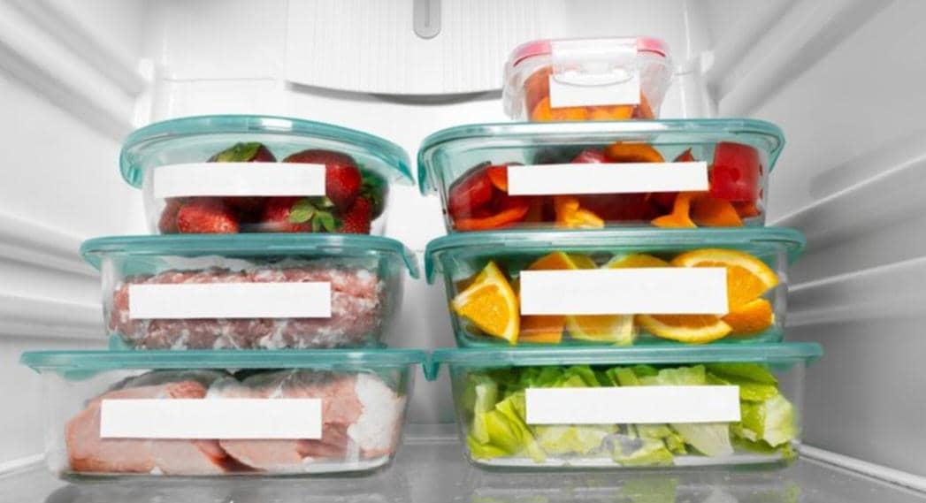 ilustrasi label pada wadah penyimpanan