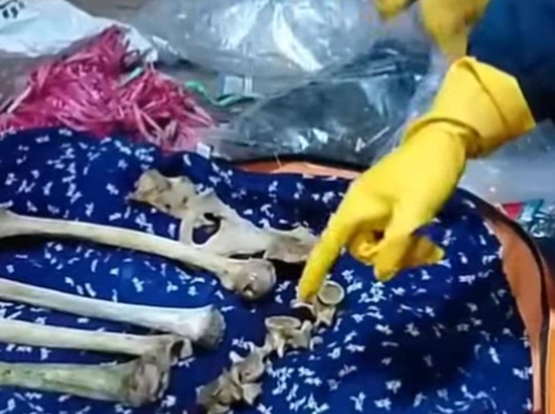 Penemuan tulang manusia di Sungai Kelingi.