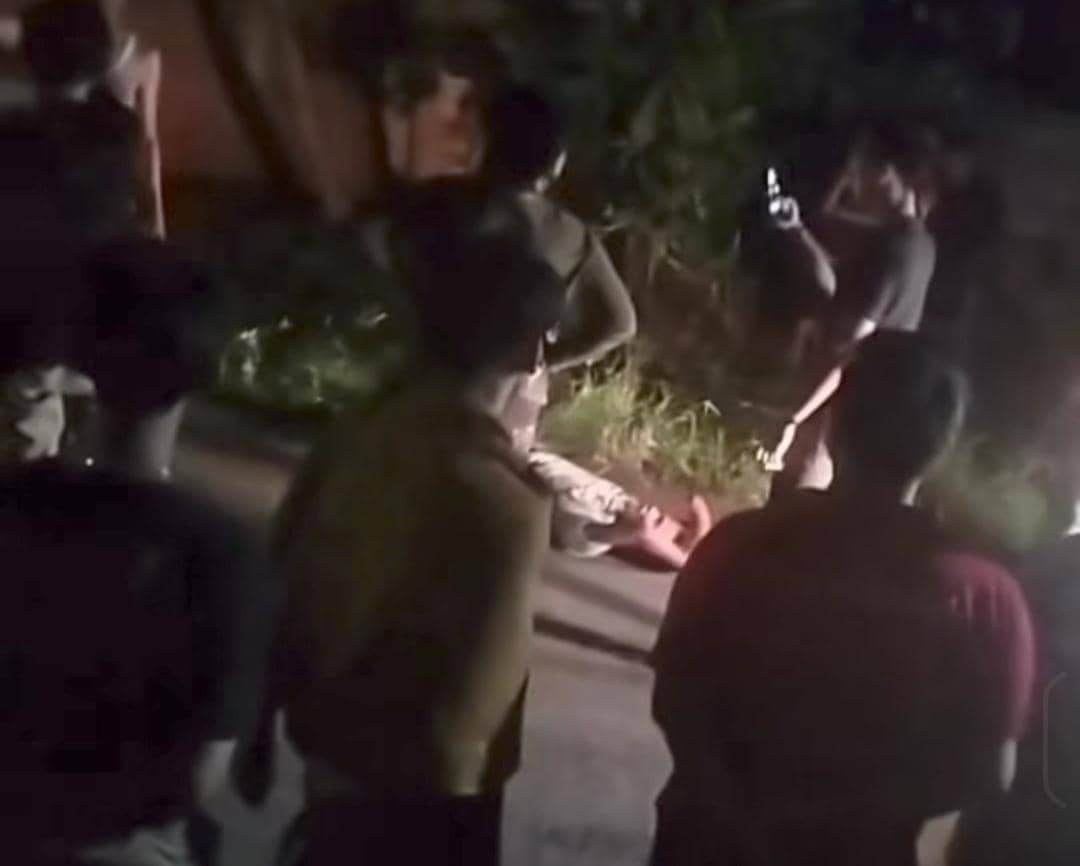 Pelaku pencurian di Lubuk Linggau saat menyerah karena tangannya putus.