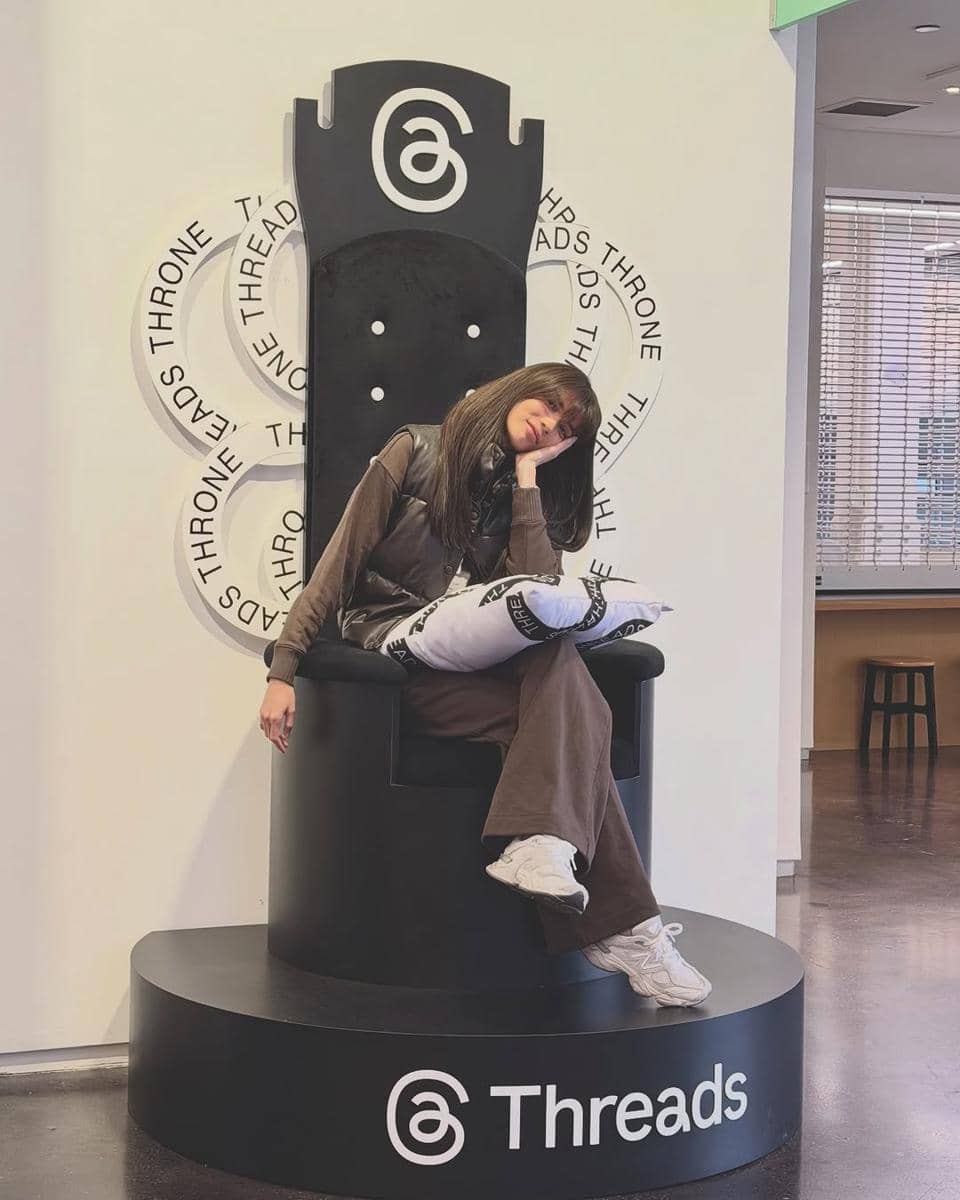 potret Sabrina Chairunnisa di kantor Meta