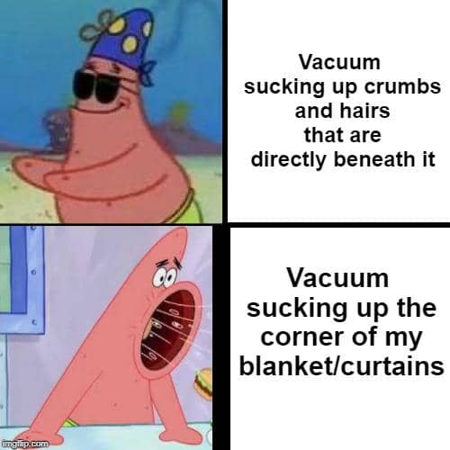 meme SpongeBob tentang selimut