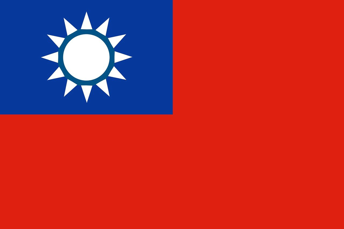 ilustrasi bendera Taiwan