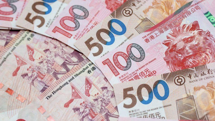 ilustrasi uang tunai Hongkong
