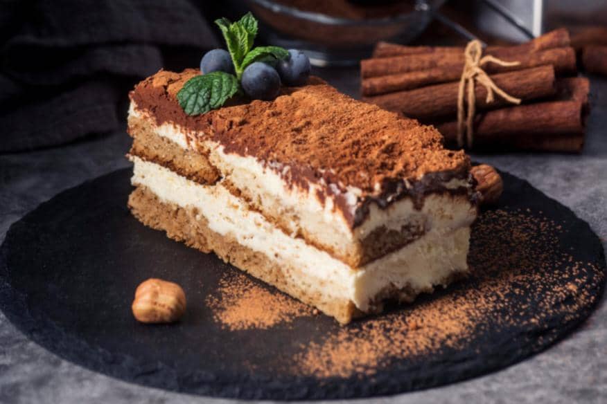 Ilustrasi tiramisu roti tawar 