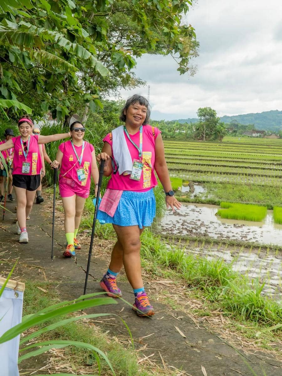 Tika Panggabean ikut Jogja international heritage walking