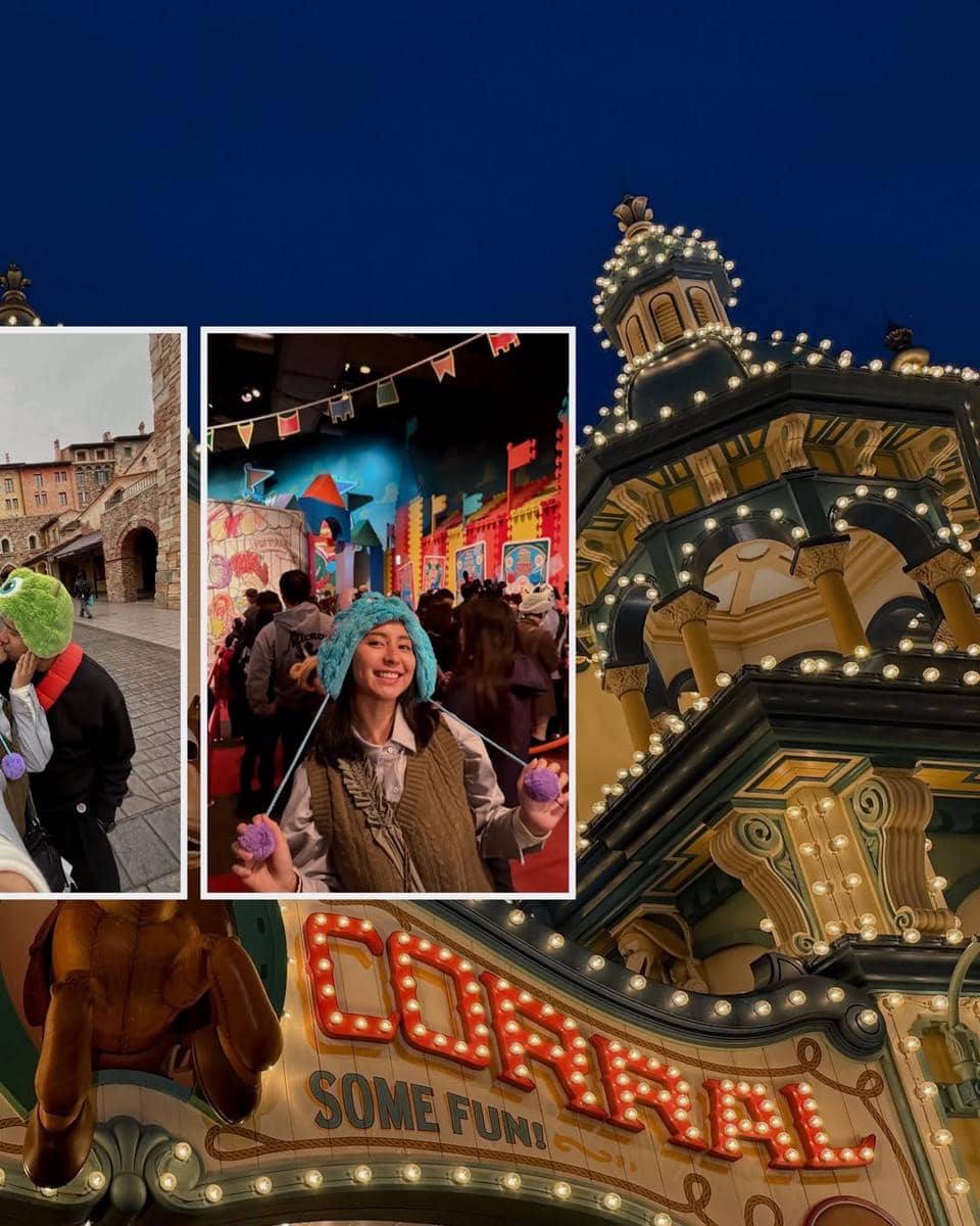 Clairine Clay dan Joshua liburan di Tokyo DisneySea.
