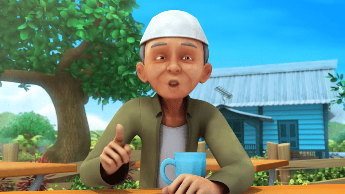 Potret Tok Dalang dalam serial animasi Upin dan Ipin 