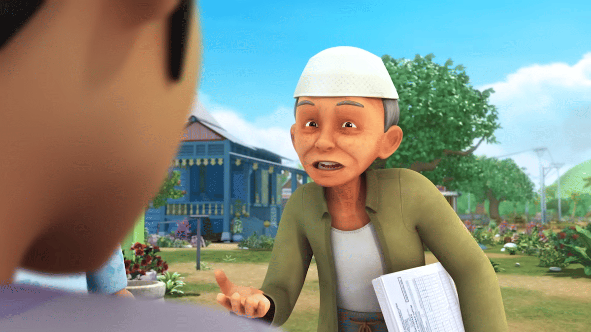 Potret Tok Dalang dalam serial animasi Upin dan Ipin 