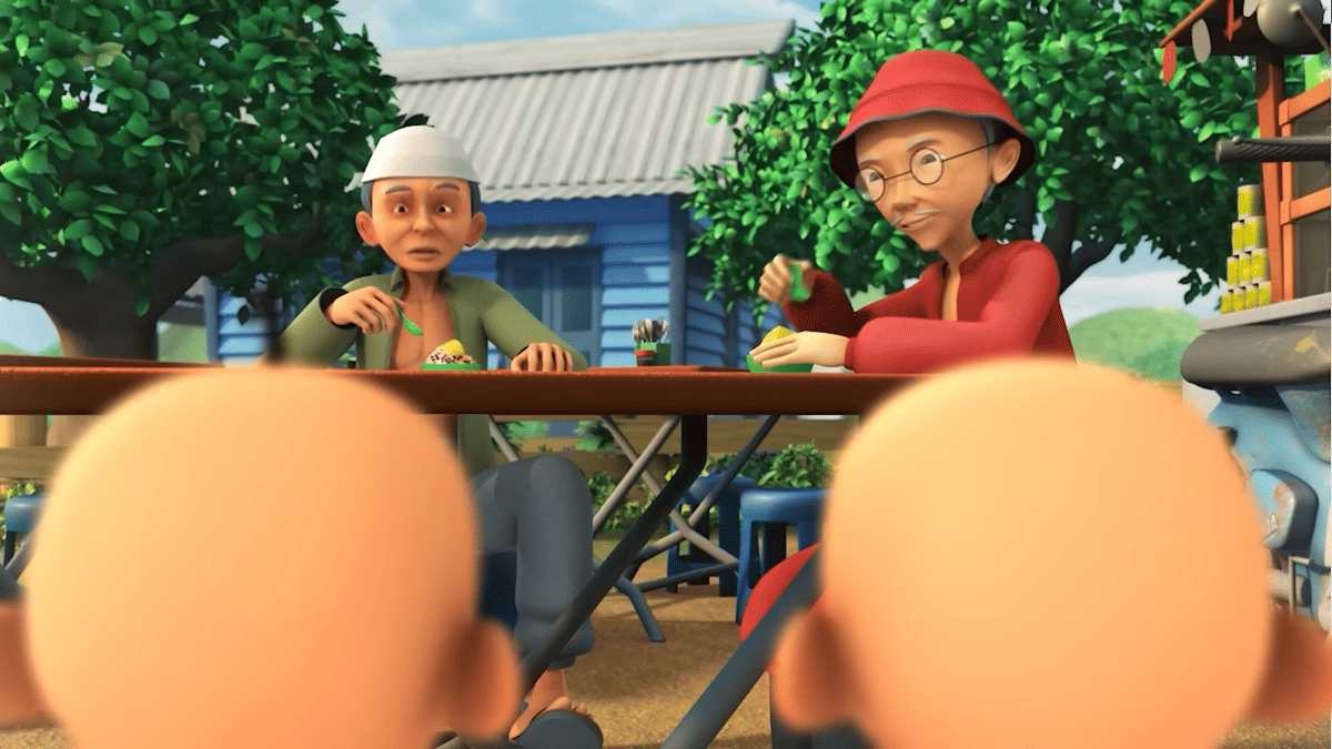 Potret Tok Dalang dalam serial animasi Upin dan Ipin 