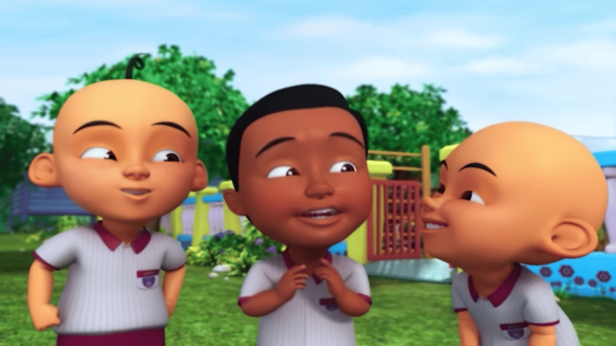 Potret Ijat dalam episode "Sedia Menyelamat" di serial Upin dan Ipin