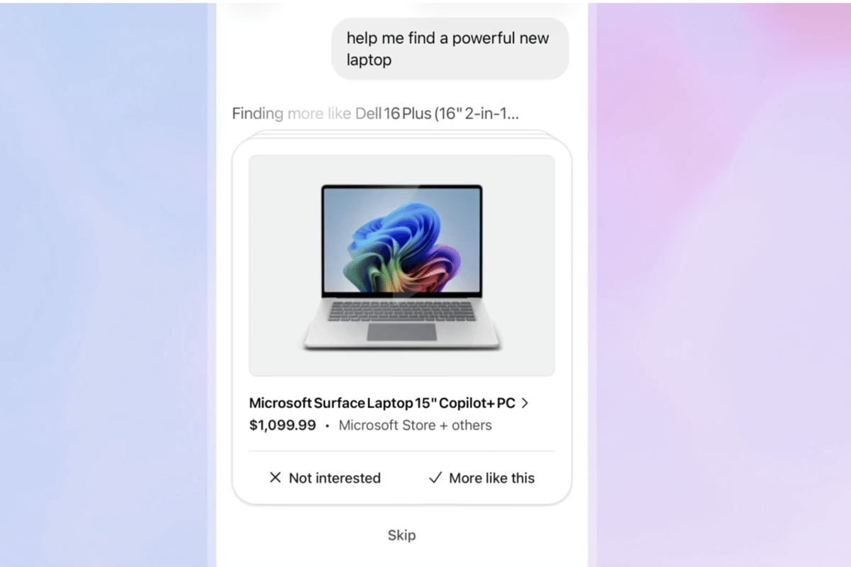 menggunakan fitur Shopping Research untuk membeli laptop