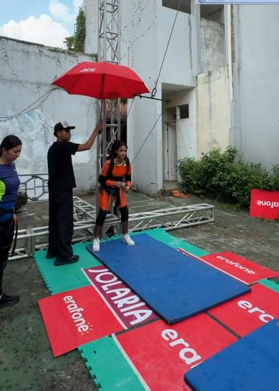 Fuji Syuting Adegan Action Tanpa Stutman (instagram.com/fuji_an)