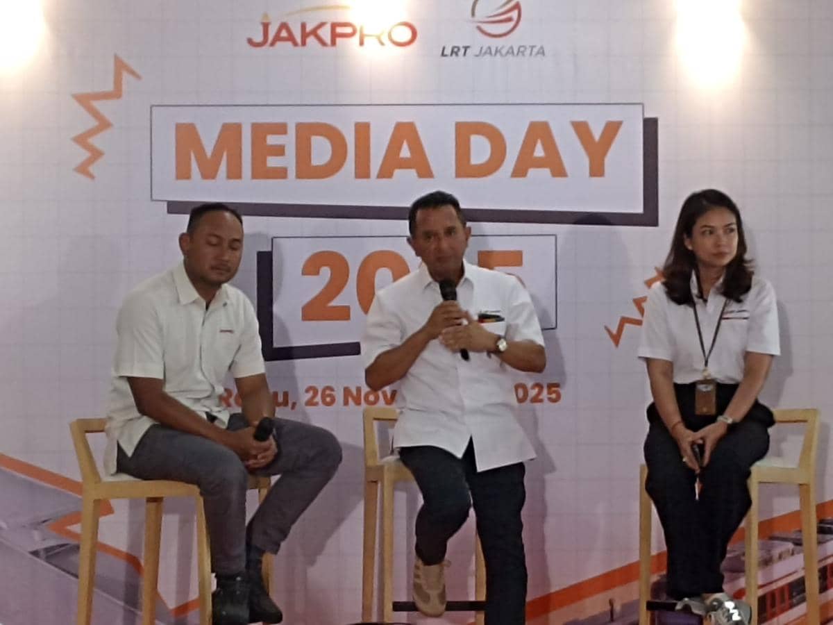 Media day 2025 di Stasiun LRT Pegangsaan